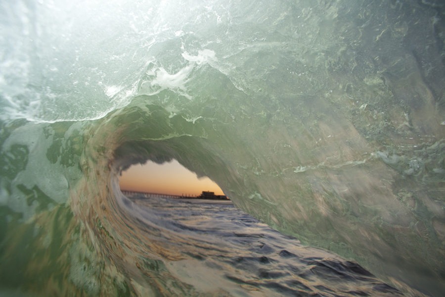 "Afternoon Tube" Surf Art