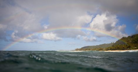"Rainbow Of Pipe" Tranquil Water Art by EDA Surf