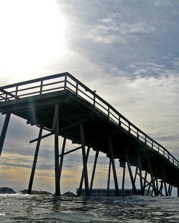 "Old Pier" Coastal Art by EDA Surf