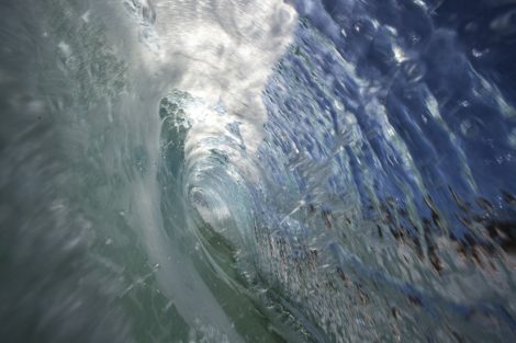 "Blue Tube" Surf Art by EDA Surf
