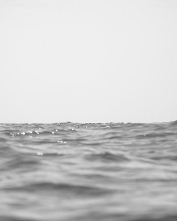 Ocean Swims Black and White Coastal Photography