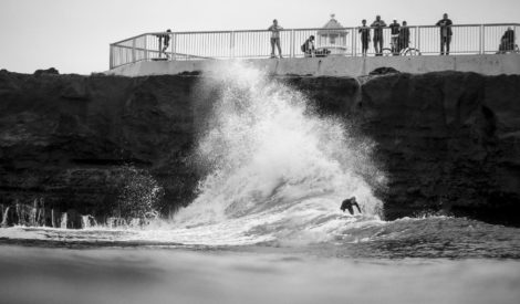 Off the Wall Black and White surf Photography